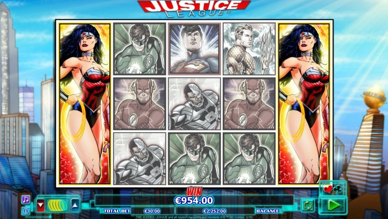 justice league slot